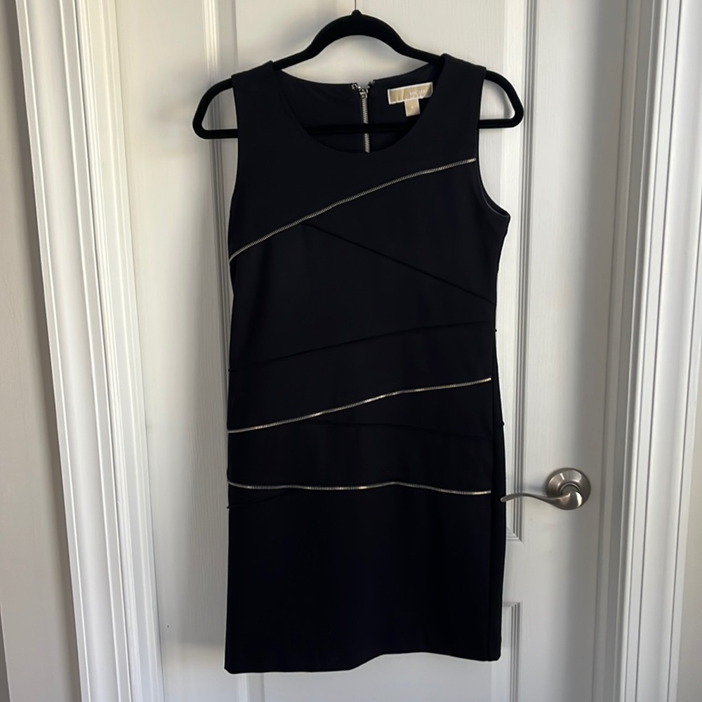 Michael Kors Size 4 dark navy dress.
